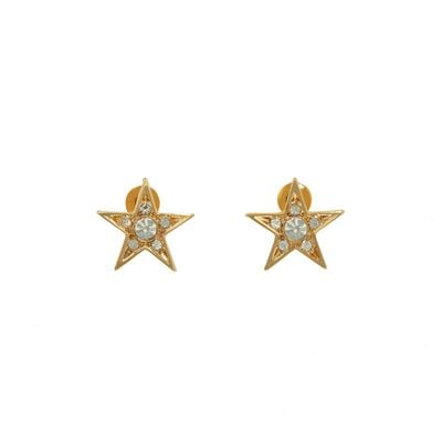 Mini star stud earrings